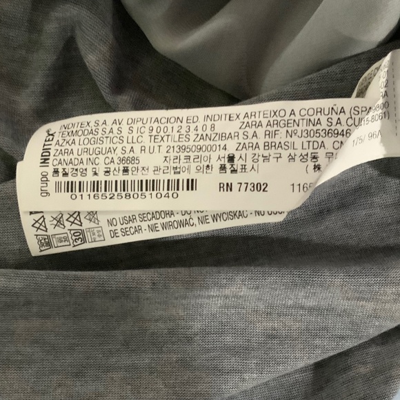 Zara Paris Photo Print Leopard Black Dress Size Large - Picture 7 of 9